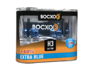 Лампа BOCXOD Н3 24v-70ww PK22s EB (Extra Blue +60%) (2шт.)