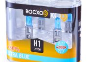 Лампа BOCXOD Н1 12v-55w P14.5s EB (Extra Blue +60%) (2шт.)