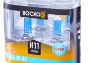 Лампа BOCXOD H11 12v-55w PGJ19-2 EB (Extra Blue +60%) (2шт.)