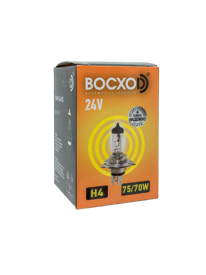 Лампа BOCXOD H4 24v-75/70w P43t