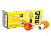 Лампа BOCXOD 24v21w BAU15s Amber (смещён)
