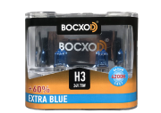 Лампа BOCXOD Н3 24v-70ww PK22s EB (Extra Blue +60%) (2шт.)
