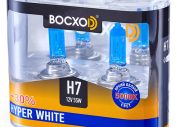 Лампа BOCXOD H7 12v-55w PX26d HW (Hyper White 5000k) (2шт.)