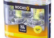 Лампа BOCXOD H4 12v-60/55w P43t AF (Anti FOG 3000k) (2шт.)