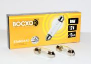 Лампа BOCXOD АС 12v 10w 41mm (салон) автолампа