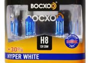 Лампа BOCXOD H8 12v-35w PGJ19 HW (Hyper White 5000k) (2шт.)