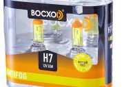 Лампа BOCXOD H7 12v-55w PX26d AF (Anti FOG 3000k) (2шт.)